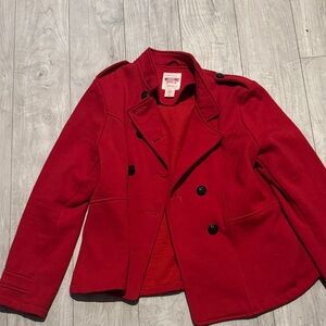 Mossimo Supply Co. Women's Vibrant Red Peacoat